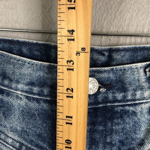 Vintage Jewells Classic Bottoms Jeans Juniors 11 Blue Faded Bareback Western - Picture 7 of 16